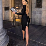  Black Bandage Dress Etiquettemode